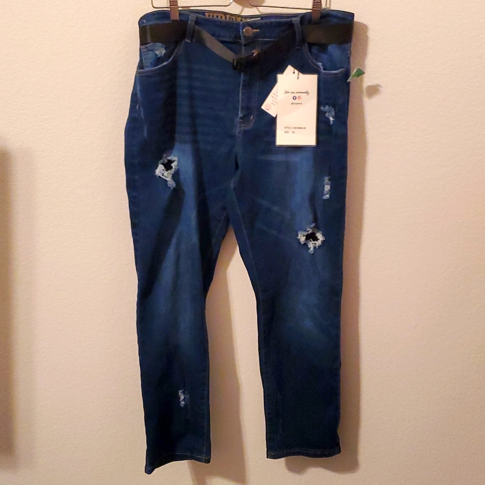 VIP distressed jeans new with tag -22